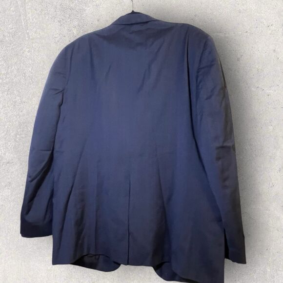 Vintage Christian Dior Blue Male 2 Piece Suit - Picture 3 of 15